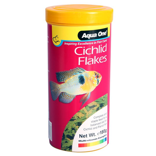 Aqua One Cichlid Flakes 180g (10598)