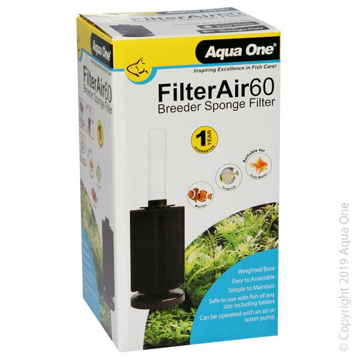 Aqua One Filter Air 60 Breeder Sponge Filter (19885)