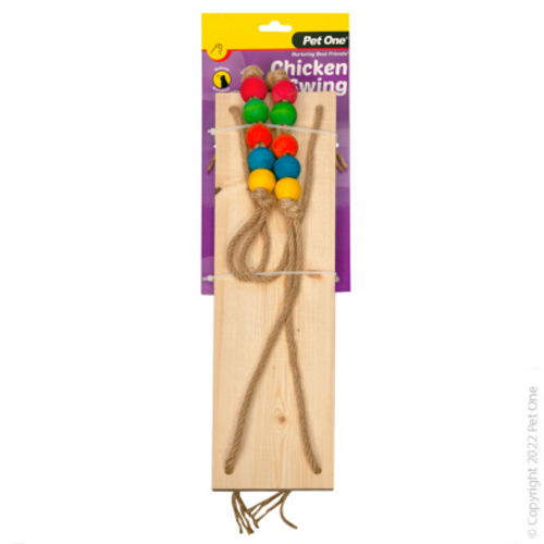 Avi One Chicken Toy Wooden Swing 40x11x50cm (55718) Avi One Chicken Toy Wooden Swing 40x11x50cm (55718)