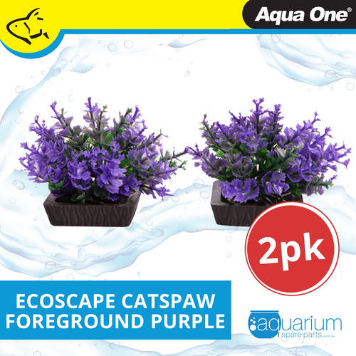 Aqua One Ecoscape Foreground Catspaw 2pk Purple (28295)