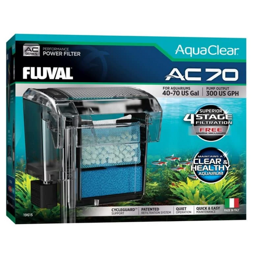 Fluval AquaClear 70 Clip-On Power Filter 152-265L (19615)