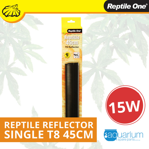 Reptile One ReptiGlo Reflector Single T8 45cm 15W (46496)