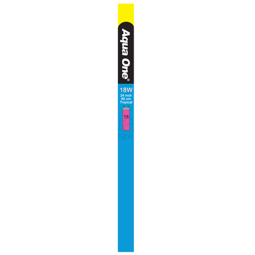 Aqua One 60cm Reflector Kit 2pk - Includes Single T8 18W w/ Tropical Tube (46497-TK)