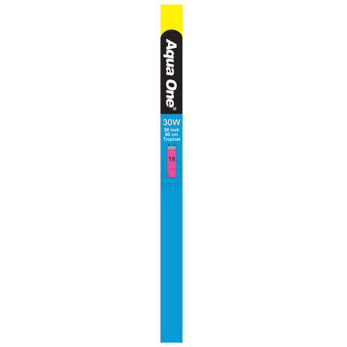 Aqua One 90cm Reflector Kit 2pk - Includes Single T8 30W w/ Tropical Tube (46498-TK)