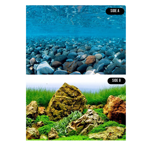 SeaView River Rock/Sea Of Green Background 30cm (Per Metre)  (SV01178)