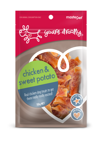 Yours Droolly Dog Treats - Chicken & Sweet Potato 110g
