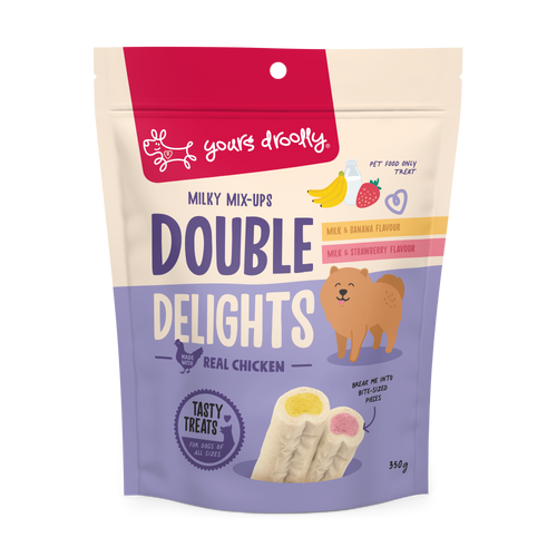 Yours Droolly Dog Treats - Double Delights Milky Mix Ups 350g