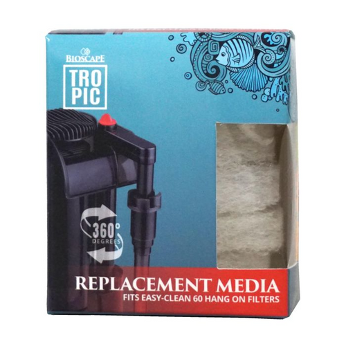 Bioscape 160L/h Hanging Filter Replacement Foam 6 Pack (BIS530a)