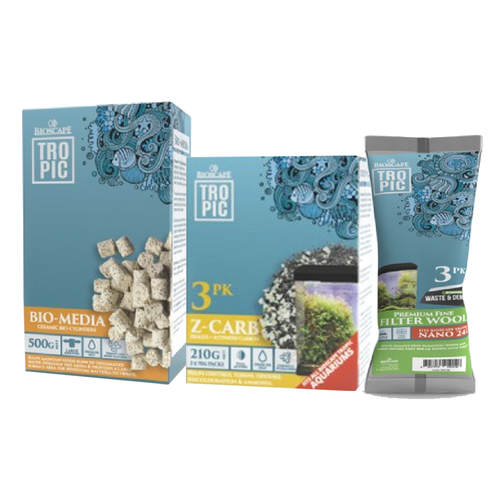 Bioscape Tropic Nano 61L Aquarium Refresh Pack (3pk)