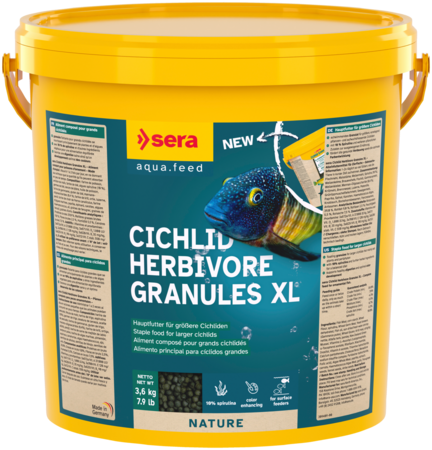 Sera Cichlid Herbivore Granules Xl 3.6Kg (00218)