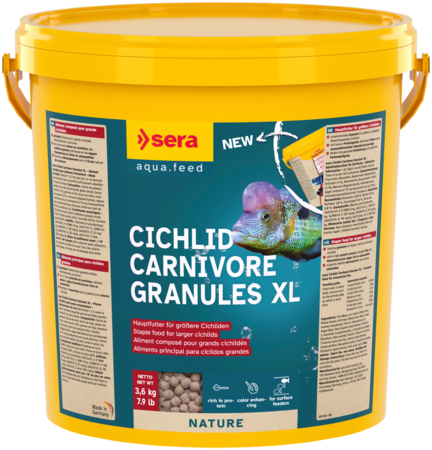 Sera Cichlid Carnivore Granules Xl 3.6Kg (00216)