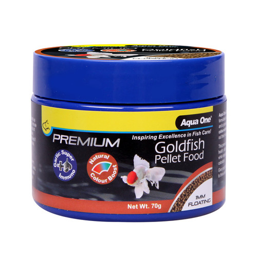 Aqua One Premium Goldfish Floating Pellets 70g (26209)