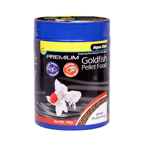 Aqua One Premium Goldfish Floating Pellets 140g (26210)