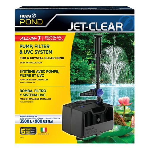 Fluval Pond Jet-Clear All-in-One UV Pond Filter 3,500L (PT8342)