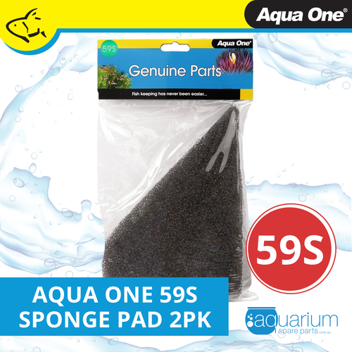 Aqua One UFO 550 Sponge Pad (2pk) 59s (25059s)