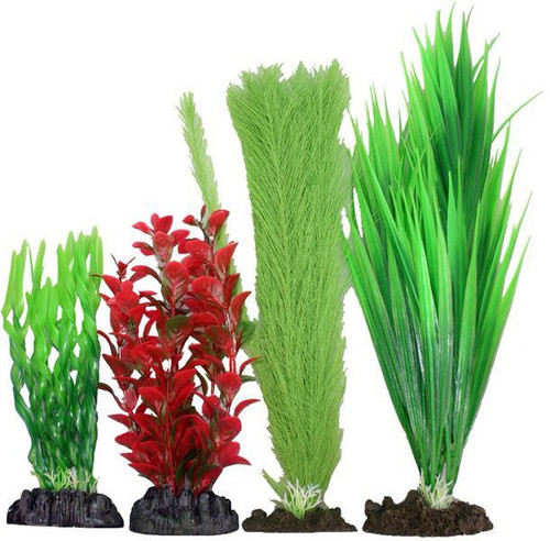 Aqua One Natural Value Plastic Plant Pack Mix 2 - 4pk (24232)