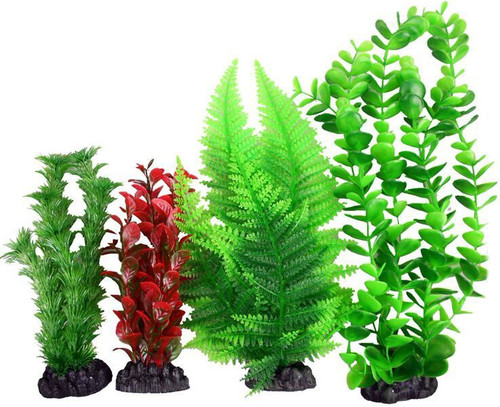 Aqua One Natural Value Plastic Plant Pack Mix 3 - 4pk (24233) Aqua One Natural Value Plastic Plant Pack Mix 3 - 4pk (24233)