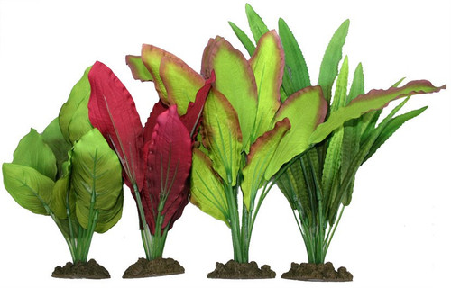 Aqua One Value Silk Plant Mix 2 - 4pk (24242)