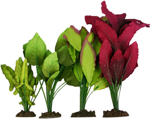Aqua One Value Silk Plant Mix 4 - 4pk (24244) Aqua One Value Silk Plant Mix 4 - 4pk (24244)