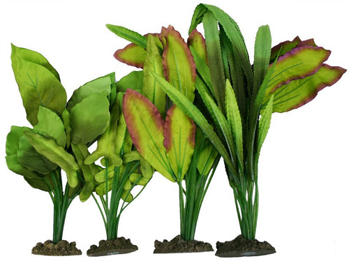 Aqua One Value Silk Plant Mix 6 - 4pk (24246)
