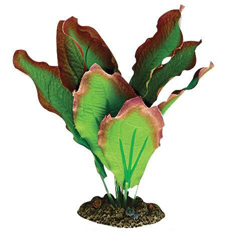 Aqua One Red & Green Amazon Silk Plant 13cm - Small (24101)