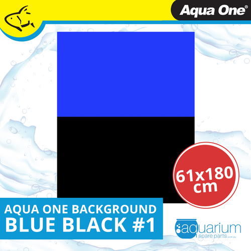 Aqua One Background 61x180cm Blue Black #1 (29513)
