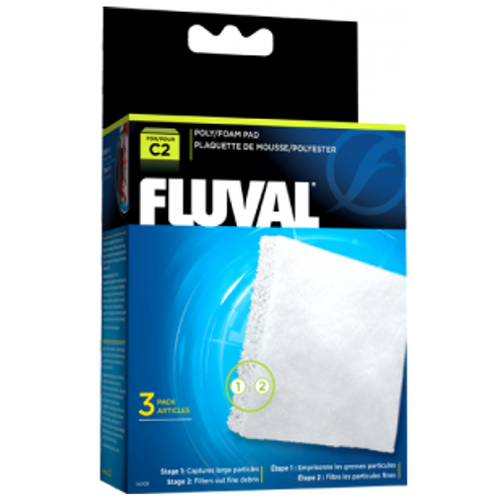 Fluval C2 Filter Poly/Foam Pad (14008)