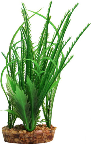 Aqua One Hippuris W/Gravel Base Plastic Plant - Med (28200)