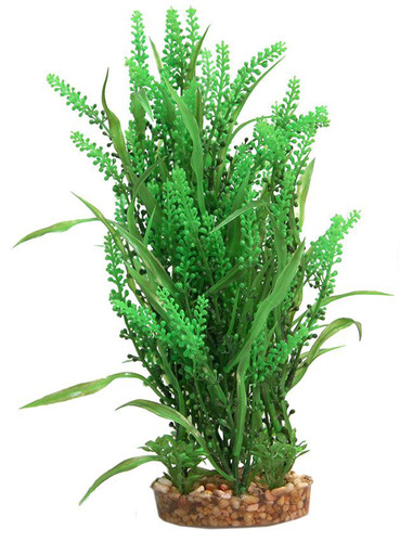 Aqua One Fontinalis W/Gravel Base Plastic Plant - Large (28211)