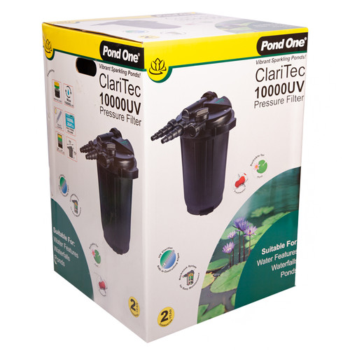 Pond One ClariTec 10000UV Pressurised Filter with 13W UVC (93072)