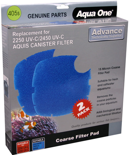 Aqua One Nautilus 2700UV & Aquis Advance 2250/2450UV 15ppi Sponge 405s (25405s)