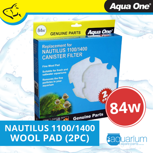 Aqua One Nautilus 1100/1400 Wool Pad 84w (25084w)