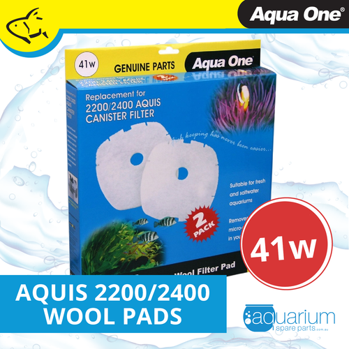 Aqua One Nautilus 2700 & Aquis Advance 2200/2400 Wool Pad 41w (25041w)