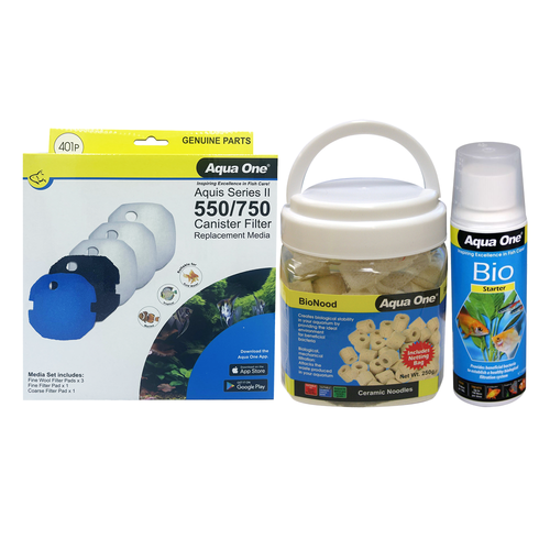 Aqua One Aquis 550/750 Refresh Pack (3pk)
