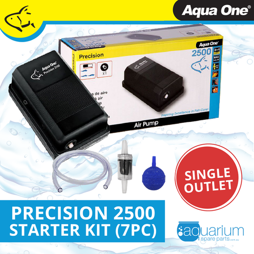 Aqua One Precision 2500 Air Pump Starter Kit (4pc)