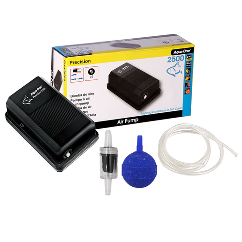 Aqua One Precision 2500 Air Pump Starter Kit (4pc)