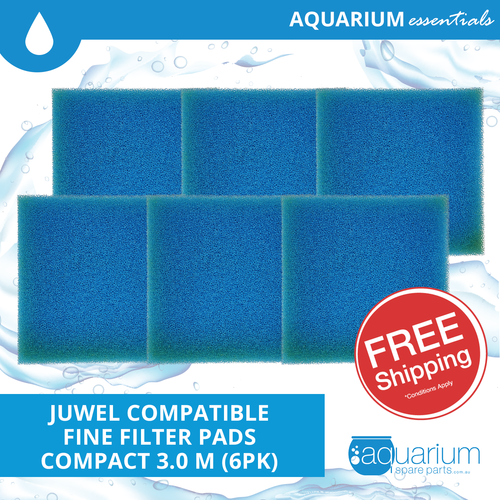 JUWEL Compatible Fine Filter Pads - Compact 3.0 - Medium (6pk)