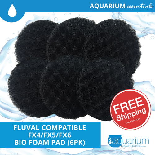 Fluval FX4/FX5/FX6 Compatible Bio Foam Pad (6pk)