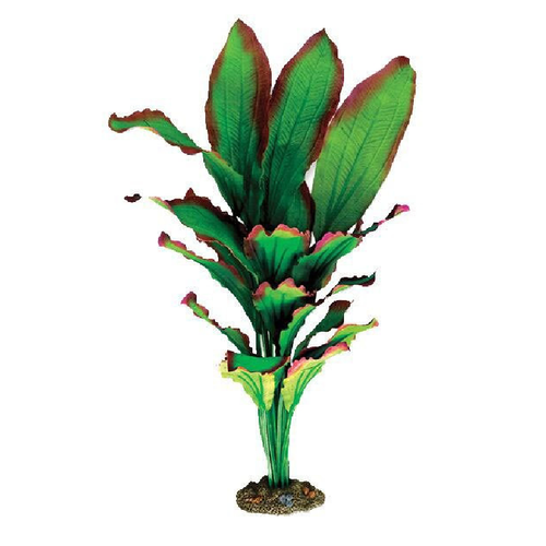 Aqua One Red & Green Amazon Silk Plant 40cm - X-Large (24131)