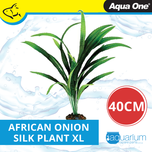 Aqua One African Onion Silk Plant 40cm - X-Large (24136)