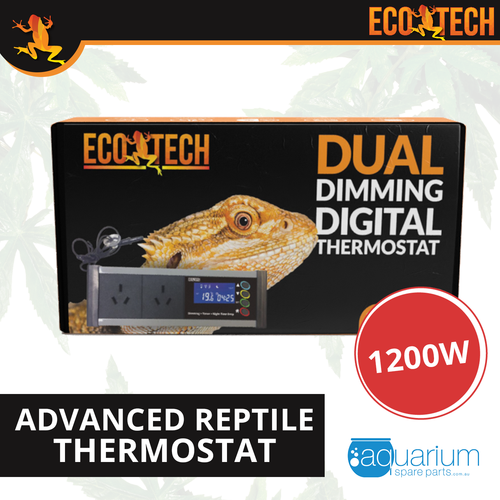 Eco Tech Advanced Reptile Thermostat with Day/Night Function and Electronic Dimming (EGT45)