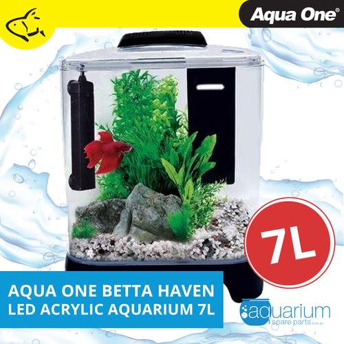 Aqua One Betta Haven LED Acrylic Aquarium 7L (56299)