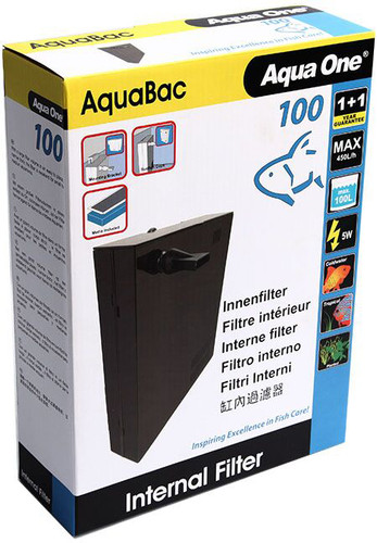 Aqua One AquaBac 100 Internal Filter - 450L/hr (11342)