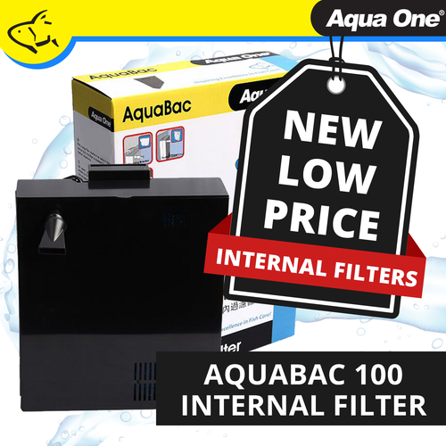 Aqua One AquaBac 100 Internal Filter - 450L/hr (11342)