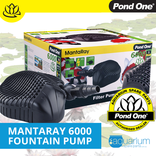 Pond One MantaRay 6000 Fountain Pump (93008) Pond One MantaRay 6000 Fountain Pump (93008)