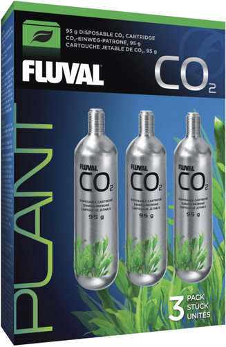 Fluval Pressurized CO2 Disposable Cartridges - 95gm (3pk) (17559)