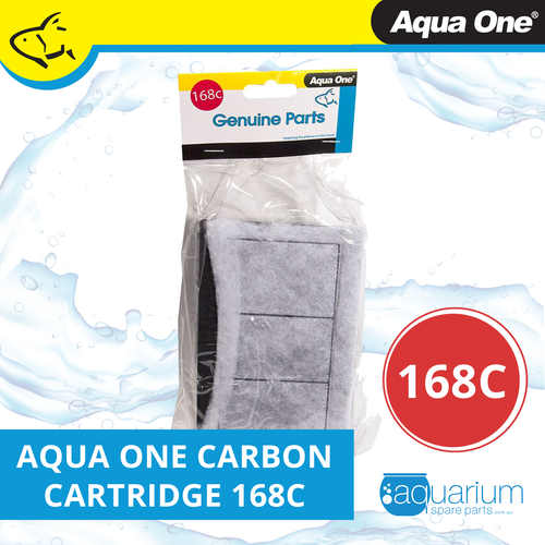 Aqua One LifeStyle 127 & 190 Carbon Cartridge (3pk) 168c (25168c)