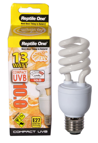 Reptile One Compact UVB Bulb 13W UVB 10.0 E27 Fitting (46697)