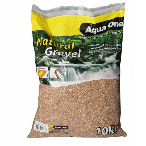 Aqua One Natural Gravel Layered Brown 10kg (12224)