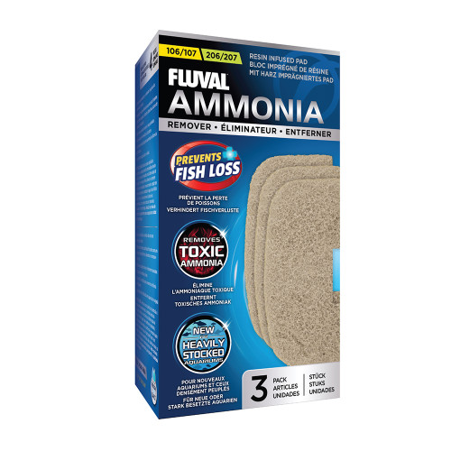 Fluval 106/206 & 107/207 Ammonia Remover (3pk) (A-257)